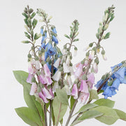 3 Pcs Artificial Silk Foxglove Stems Floral Arrangement Bulk