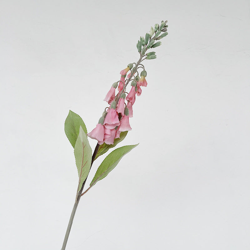 3 Pcs Artificial Silk Foxglove Stems Floral Arrangement Bulk