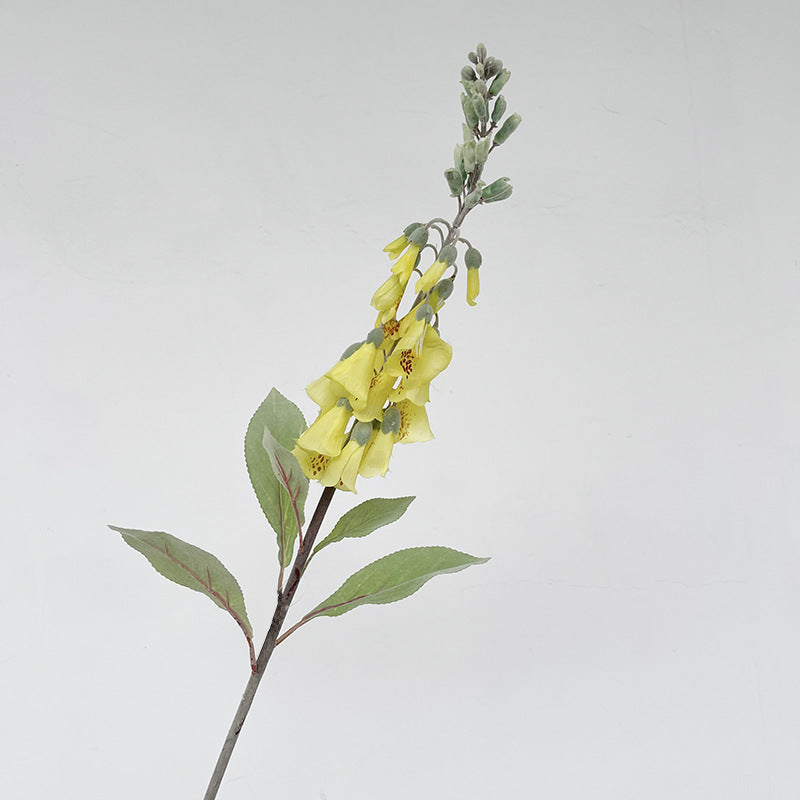 3 Pcs Artificial Silk Foxglove Stems Floral Arrangement Bulk