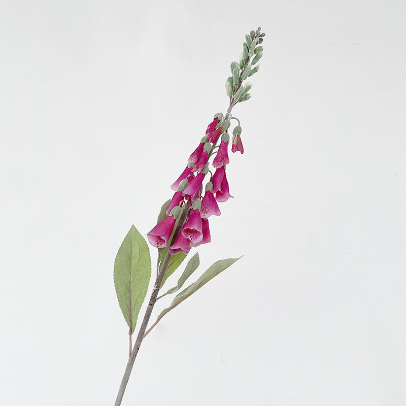 3 Pcs Artificial Silk Foxglove Stems Floral Arrangement Bulk