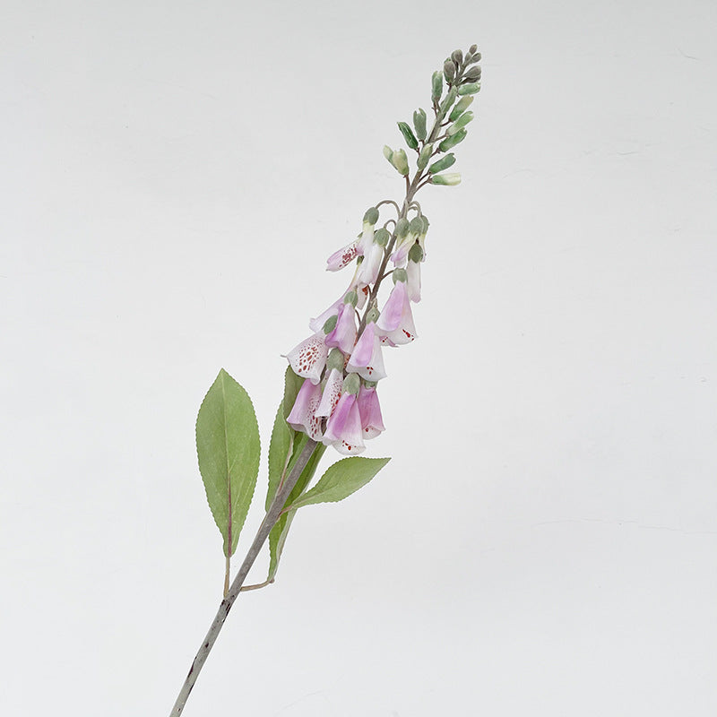 3 Pcs Artificial Silk Foxglove Stems Floral Arrangement Bulk