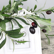 41 Inch Artificial Olive Branch Stems with Fruits Greenery Plants Bulk 10 Pcs