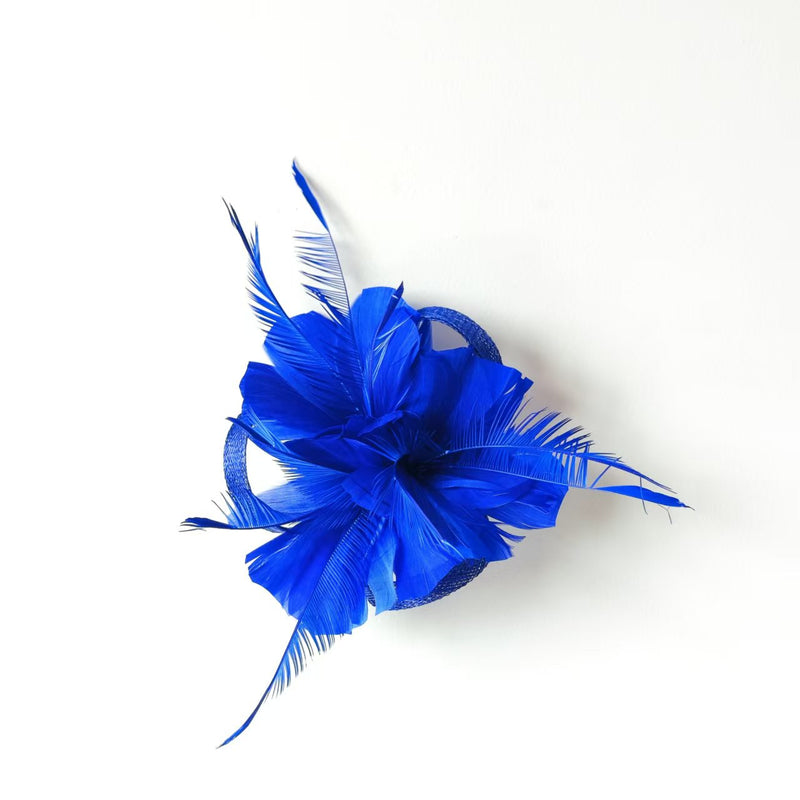 Bulk Christmas Feather Flowers with Clip 12 Inch Artificial Holiday Decoration 10 Pcs