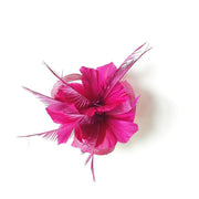 Bulk Christmas Feather Flowers with Clip 12 Inch Artificial Holiday Decoration 10 Pcs