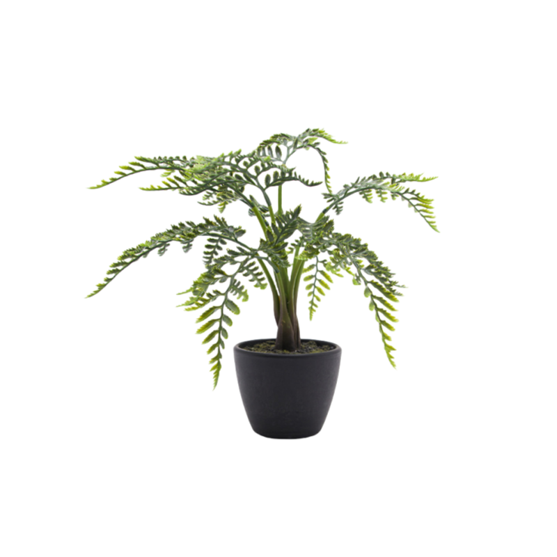 12 Inch Artificial Tropical Potted Plant Bulk Indoor Silk Plant