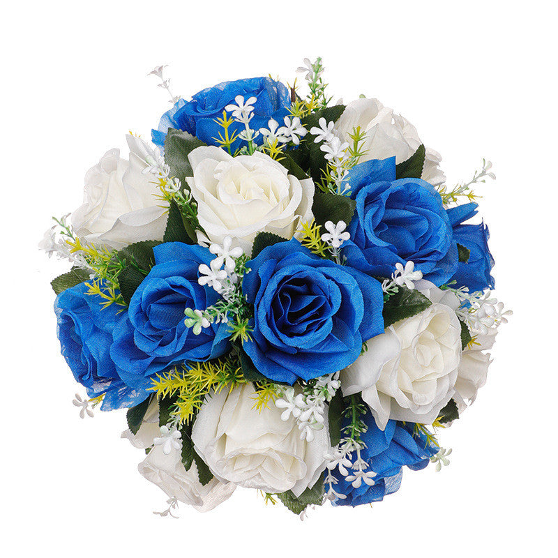 2 Pcs Artificial Flower Ball Bouquet for Wedding Centerpiece Party Home Décor