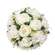 2 Pcs Artificial Flower Ball Bouquet for Wedding Centerpiece Party Home Décor