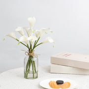 6 Styles White Artificial Flower Centerpieces Bulk Set for Wedding Decor
