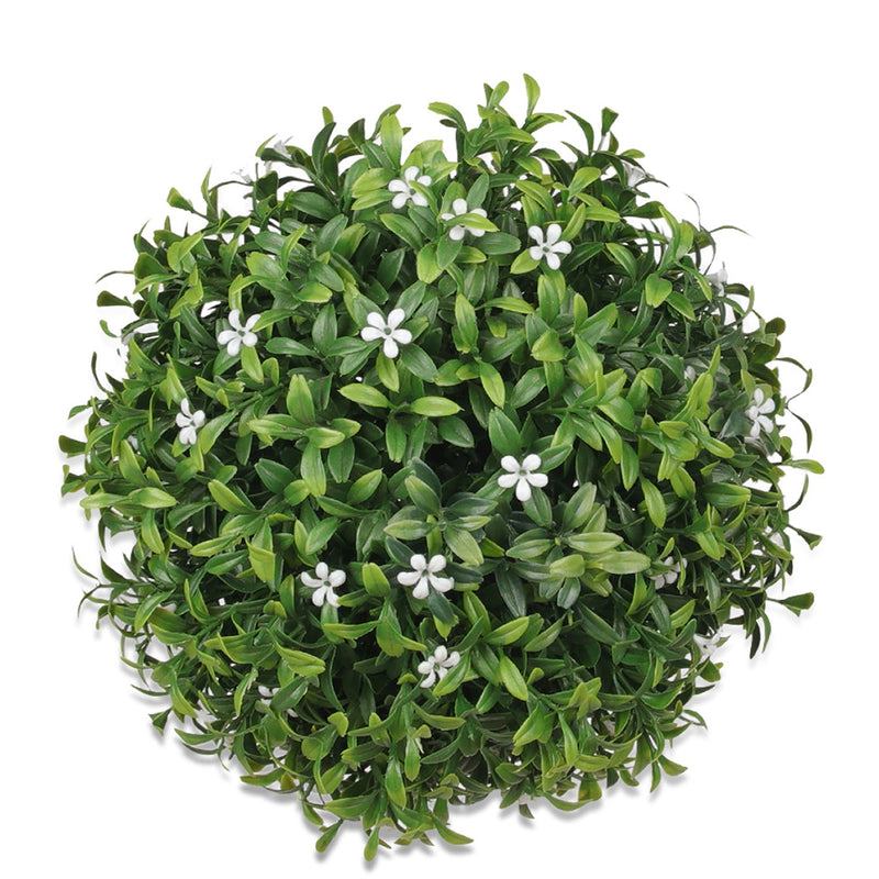 Artificial Greenery Topiary Balls 6 Inch Bulk Flower Spheres for Decoration