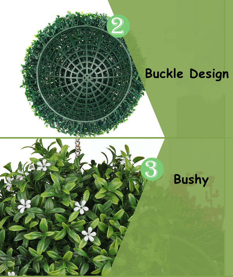 Artificial Greenery Topiary Balls 6 Inch Bulk Flower Spheres for Decoration