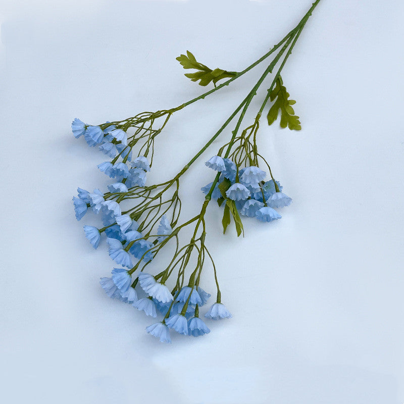 10 Pcs 30 Inch Artificial Forget Me Not Flowers Long Stems Silk Floral Arrangement