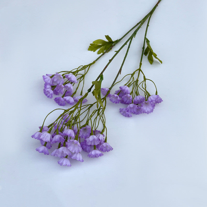 10 Pcs 30 Inch Artificial Forget Me Not Flowers Long Stems Silk Floral Arrangement