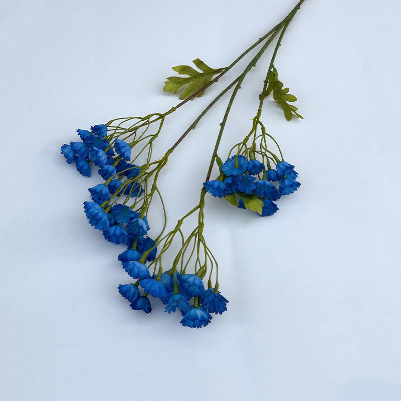 10 Pcs 30 Inch Artificial Forget Me Not Flowers Long Stems Silk Floral Arrangement
