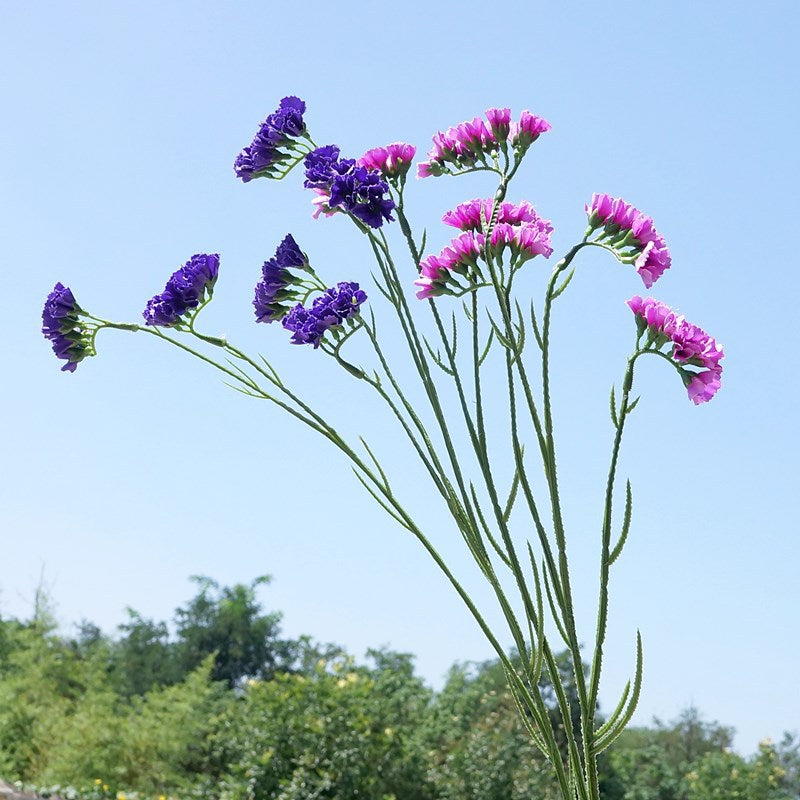 26 Inch Forget Me Not Stems Spray Branches 10 Pcs Faux Silk Artificial Flowers