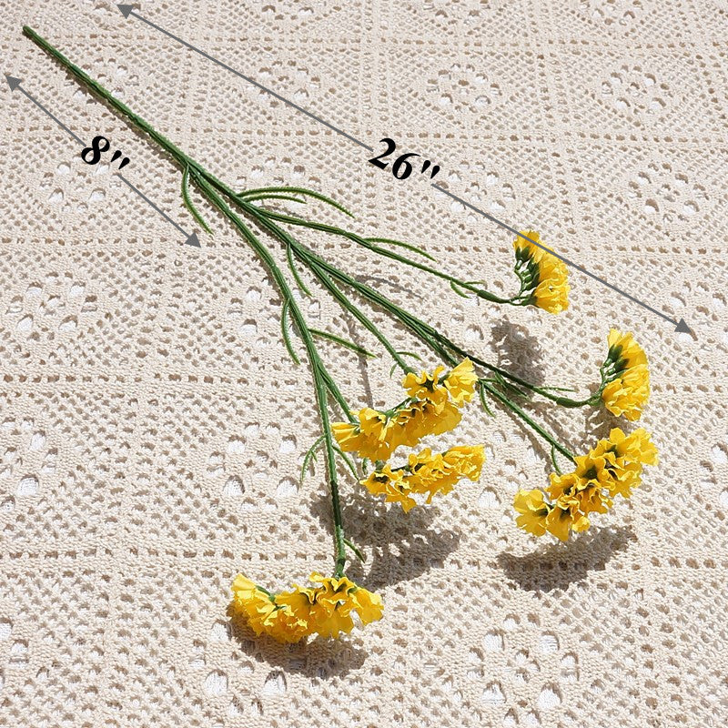 26 Inch Forget Me Not Stems Spray Branches 10 Pcs Faux Silk Artificial Flowers