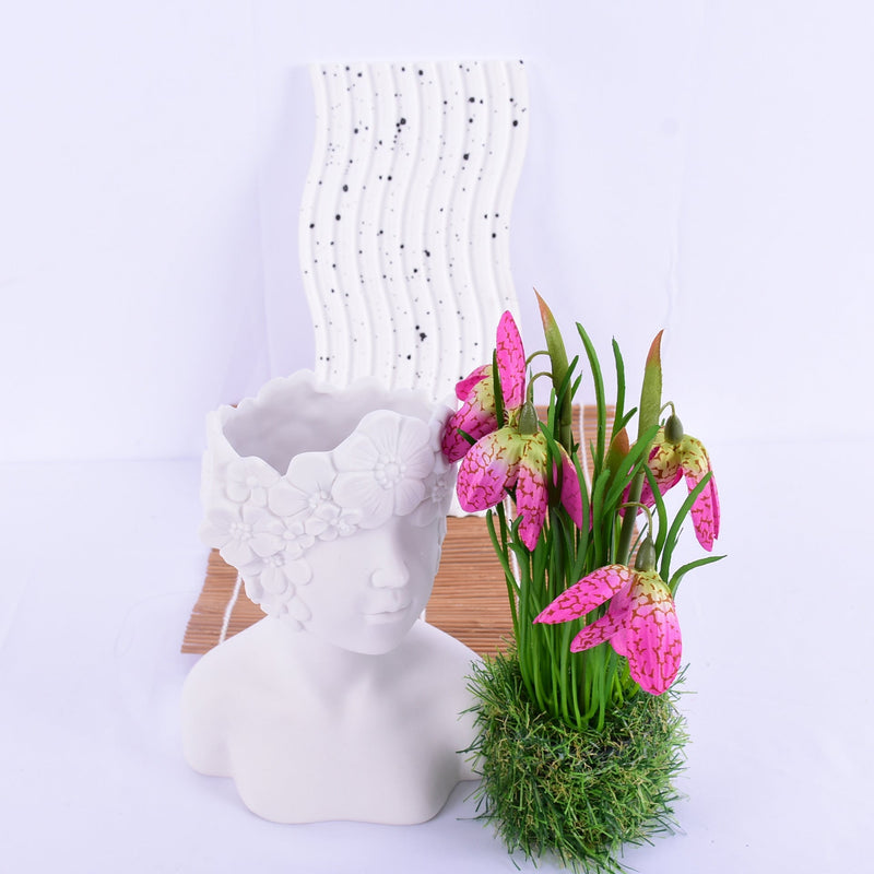 9 Inch Artificial Fritillaria Flower Base for Bonsai Small Vase - Bulk Quantity