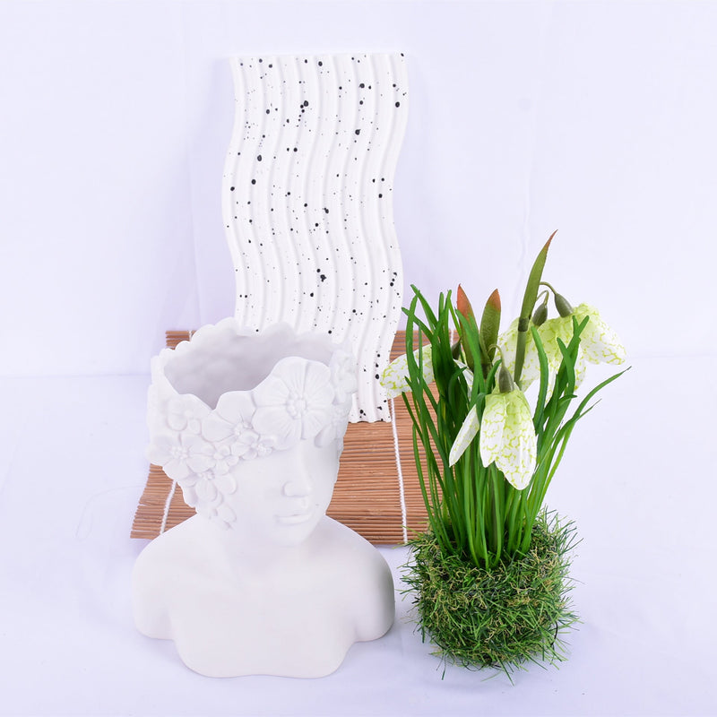 9 Inch Artificial Fritillaria Flower Base for Bonsai Small Vase - Bulk Quantity