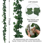 71 Inch Artificial Ivy Garland Hanging Plants Greenery Vines Bulk Quantity