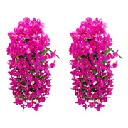 Bougainvillea Hanging Bush Artificial Flowers 12 Inch UV Resistant Trailing Vines Outdoor Decor Bulk Quantity