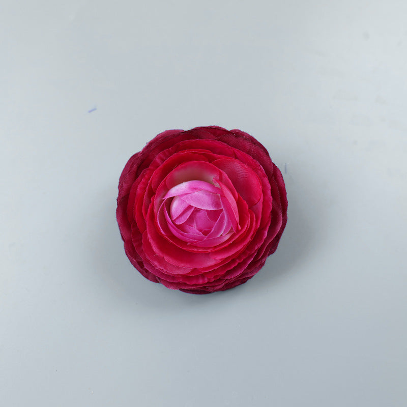 10 Pcs Artificial Ranunculus Flower Heads for Crafts Bulk Wholesale