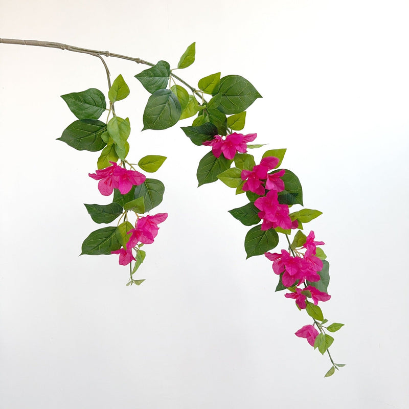 Bougainvillea Artificial Flower Branch Stem Real Touch 12 Inch 1 Pc