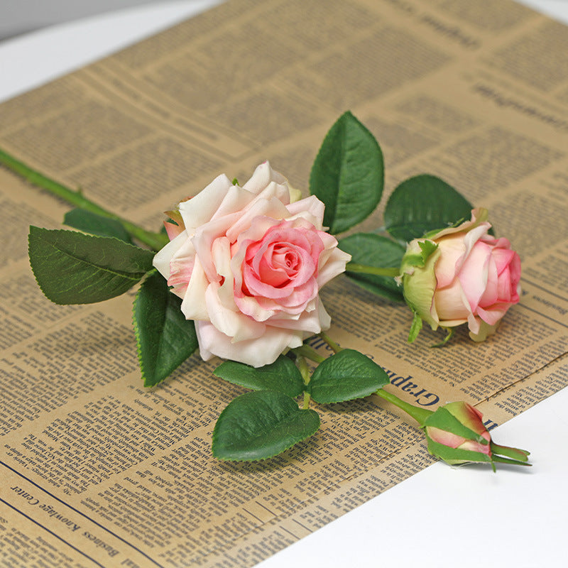 20 Inch Curly Rose Spray Stems 10 Pcs Real Touch Artificial Flowers for Arrangement