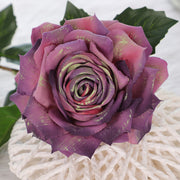 3 Pcs Vintage 1970s Style Silk Rose Stems Wedding Flower Arrangement