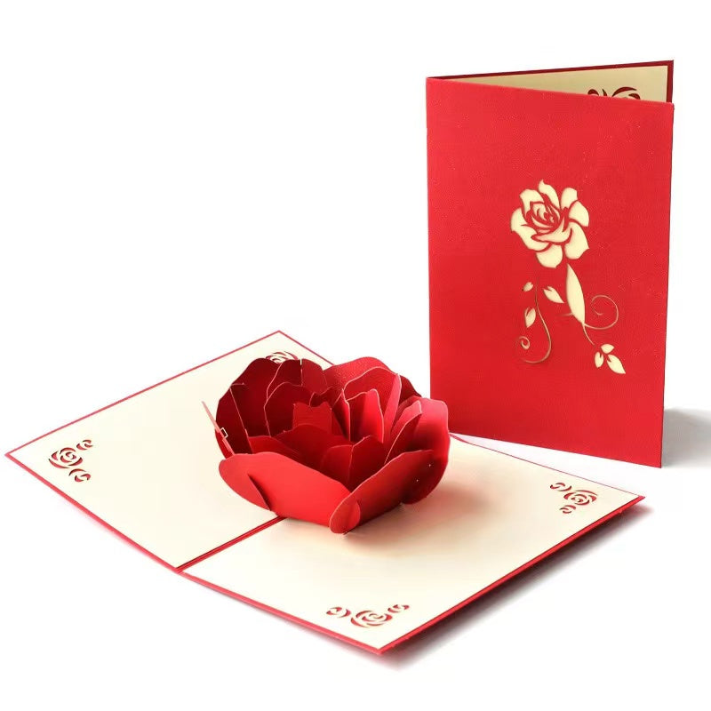 3 Pcs Artificial Rose Flowers in Glass Cover for Valentines Anniversary Wedding Gifts
