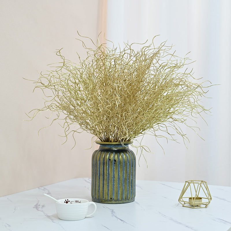 20 Inch Glitter Curly Christmas Branches Twigs Sprigs Artificial Holiday Decorations Bulk