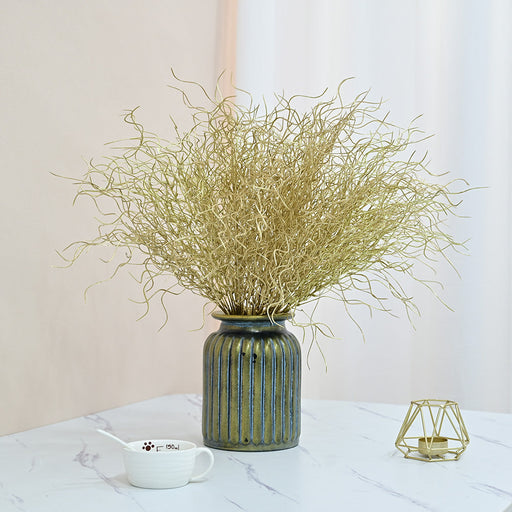 20 Inch Glitter Curly Christmas Branches Twigs Sprigs Artificial Holiday Decorations Bulk