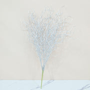20 Inch Glitter Curly Christmas Branches Twigs Sprigs Artificial Holiday Decorations Bulk