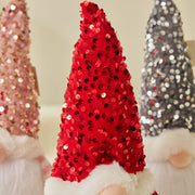 Christmas Light Up Santa Claus Figure Bulk Glitter Holiday Decoration
