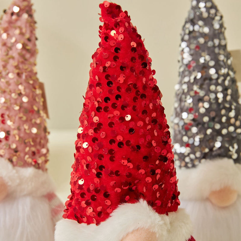 Christmas Light Up Santa Claus Figure Bulk Glitter Holiday Decoration