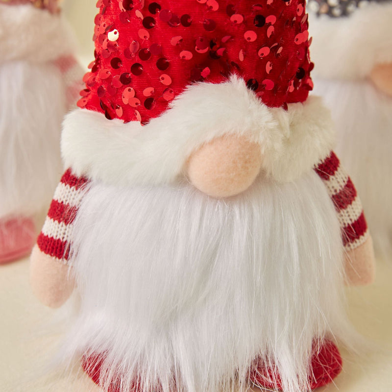Christmas Light Up Santa Claus Figure Bulk Glitter Holiday Decoration