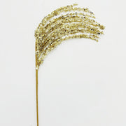 Glitter Christmas Tree Picks and Sprays, 12 Inch Artificial Branches with Sequins, 10 Pcs Bulk Ornaments