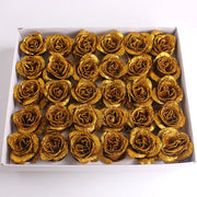 30 Pcs Artificial Glitter Roses Bouquet, 12 Inch DIY Silk Flowers for Weddings Anniversary
