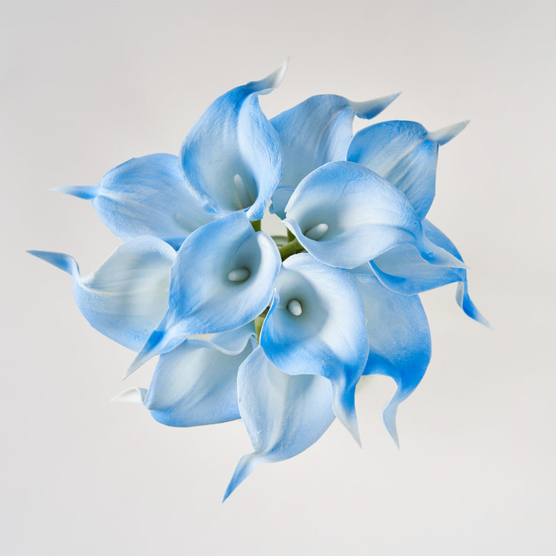10 Pcs Artificial Calla Lily Stems Bouquet, Real Touch Faux Flowers, Bulk Wholesale