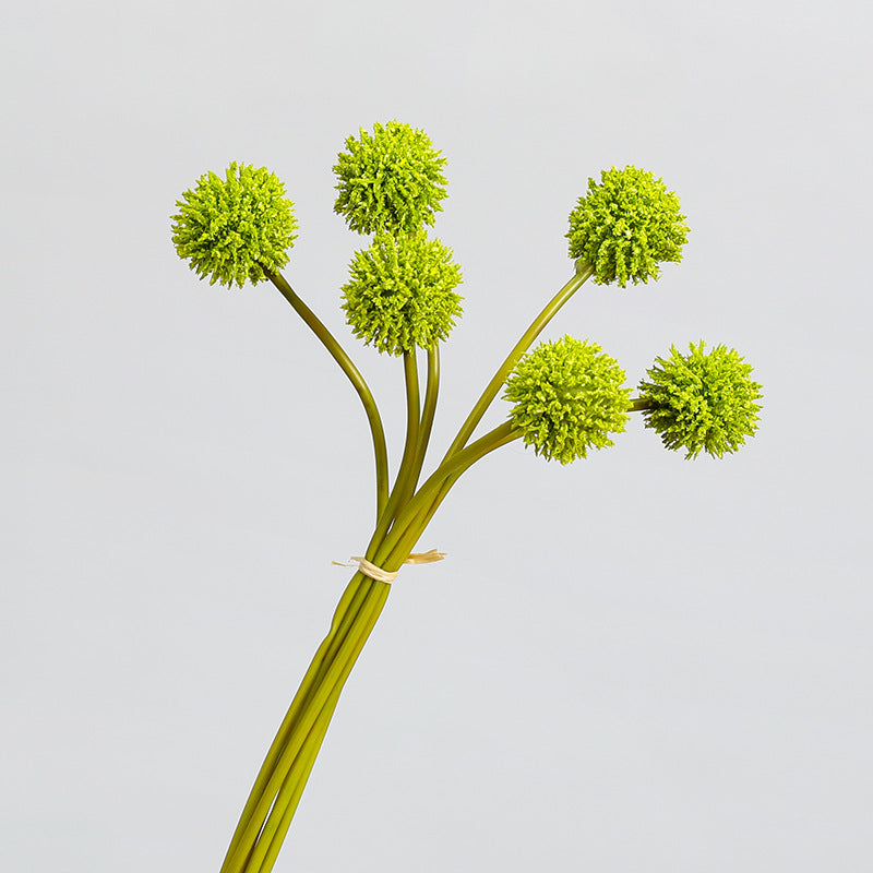 11 Inch Artificial Golden Ball Stems Bouquet, 10 Pcs Bulk Bundle for Autumn Decoration