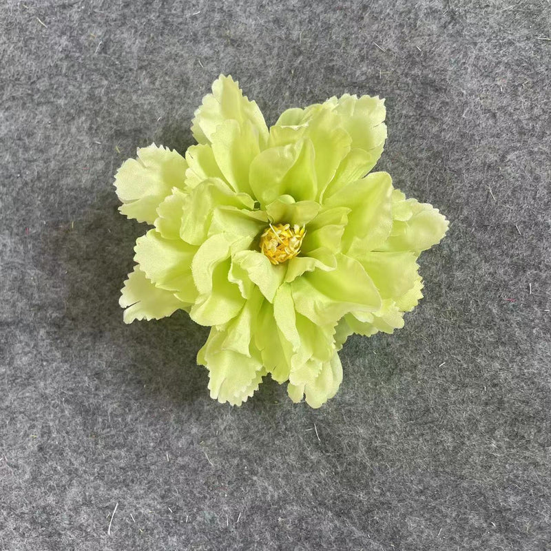 50 Pcs Artificial Hibiscus Flower Heads for Crafts Bulk Faux Silk Floral Supplies