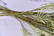 39 Inch Artificial Mimosa Stems Branches Bulk Real Touch 10 Pcs
