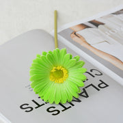 11.8 Inch Artificial Gerbera Daisy Stems, 6 Pcs Real Touch PU Flowers with Bendable Stems for Wedding Bouquets and Home Decor