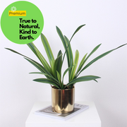 Real Touch Large Greenery Leaves Bush 12 Inch UV Resistant Artificial Spring Plants