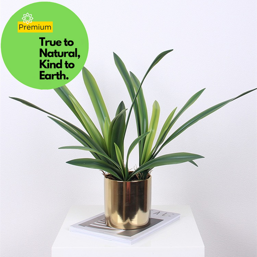 Real Touch Large Greenery Leaves Bush 12 Inch UV Resistant Artificial Spring Plants