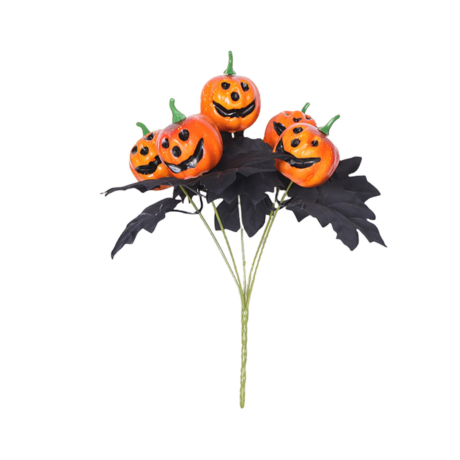 2 Pcs 12 Inch Artificial Black Maple Leaf Bushes Halloween Centerpiece Shrubs