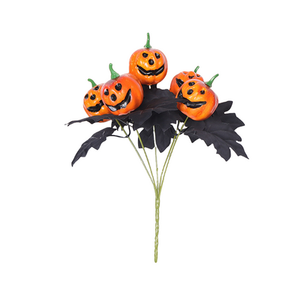 2 Pcs 12 Inch Artificial Black Maple Leaf Bushes Halloween Centerpiece Shrubs