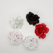 50 Pcs 3.5 Inch Artificial Halloween Rose Flower Heads for Crafts Bulk Wholesale