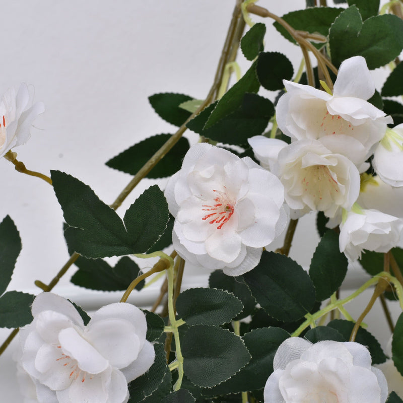 35 Inch Artificial Hanging Begonia Bushy Rattan Plant for Home Garden Wedding Arch Decorations Bulk