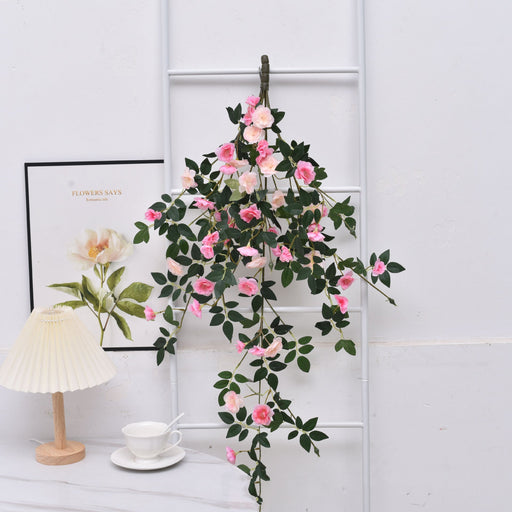 35 Inch Artificial Hanging Begonia Bushy Rattan Plant for Home Garden Wedding Arch Decorations Bulk