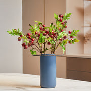 24 Inch Artificial Hawthorn Stems Spray with Fruits, 10 Pcs Bulk Branches