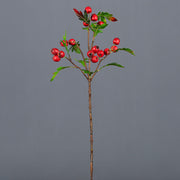 24 Inch Artificial Hawthorn Stems Spray with Fruits, 10 Pcs Bulk Branches